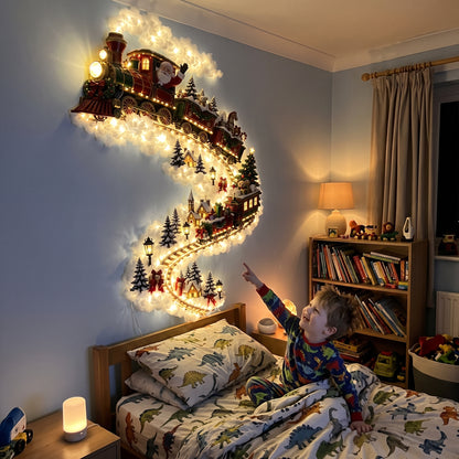 Santas cloud lights