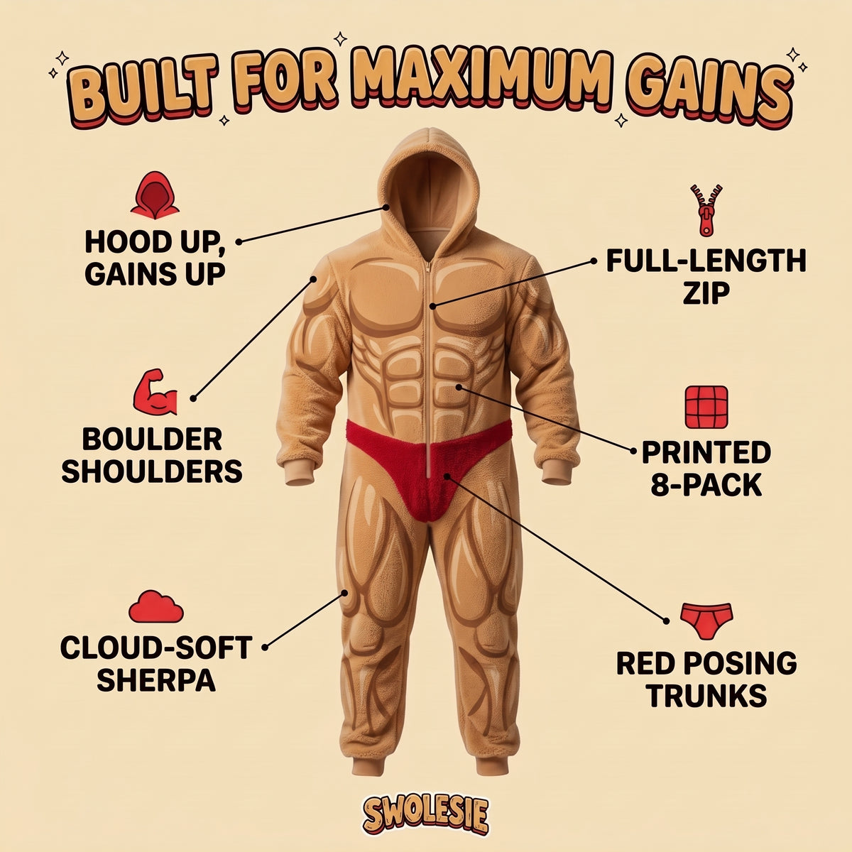 Swolesies Onesie