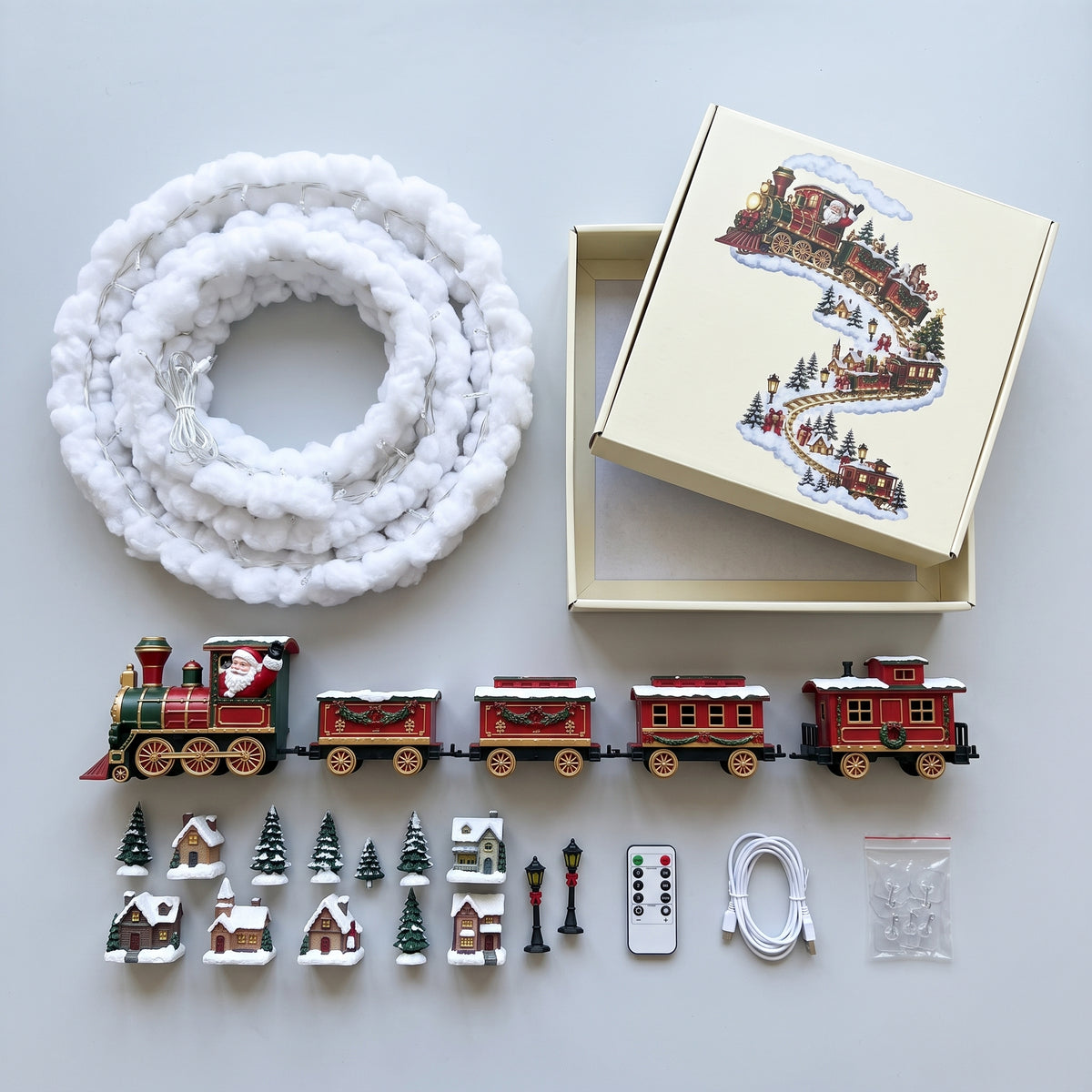Santas cloud lights