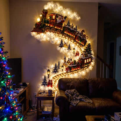 Santas cloud lights