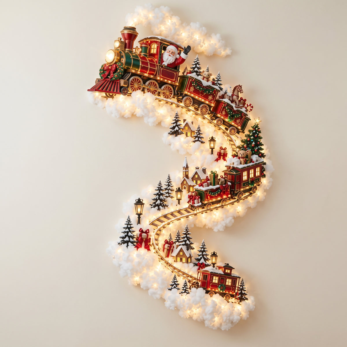 Santas cloud lights